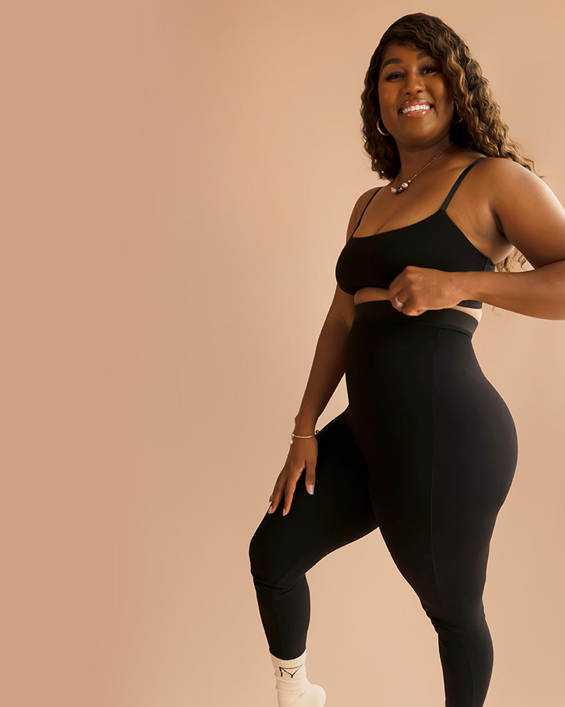 Black Women's Short Yoga Set » Natna Shop - Fashion & Accessories